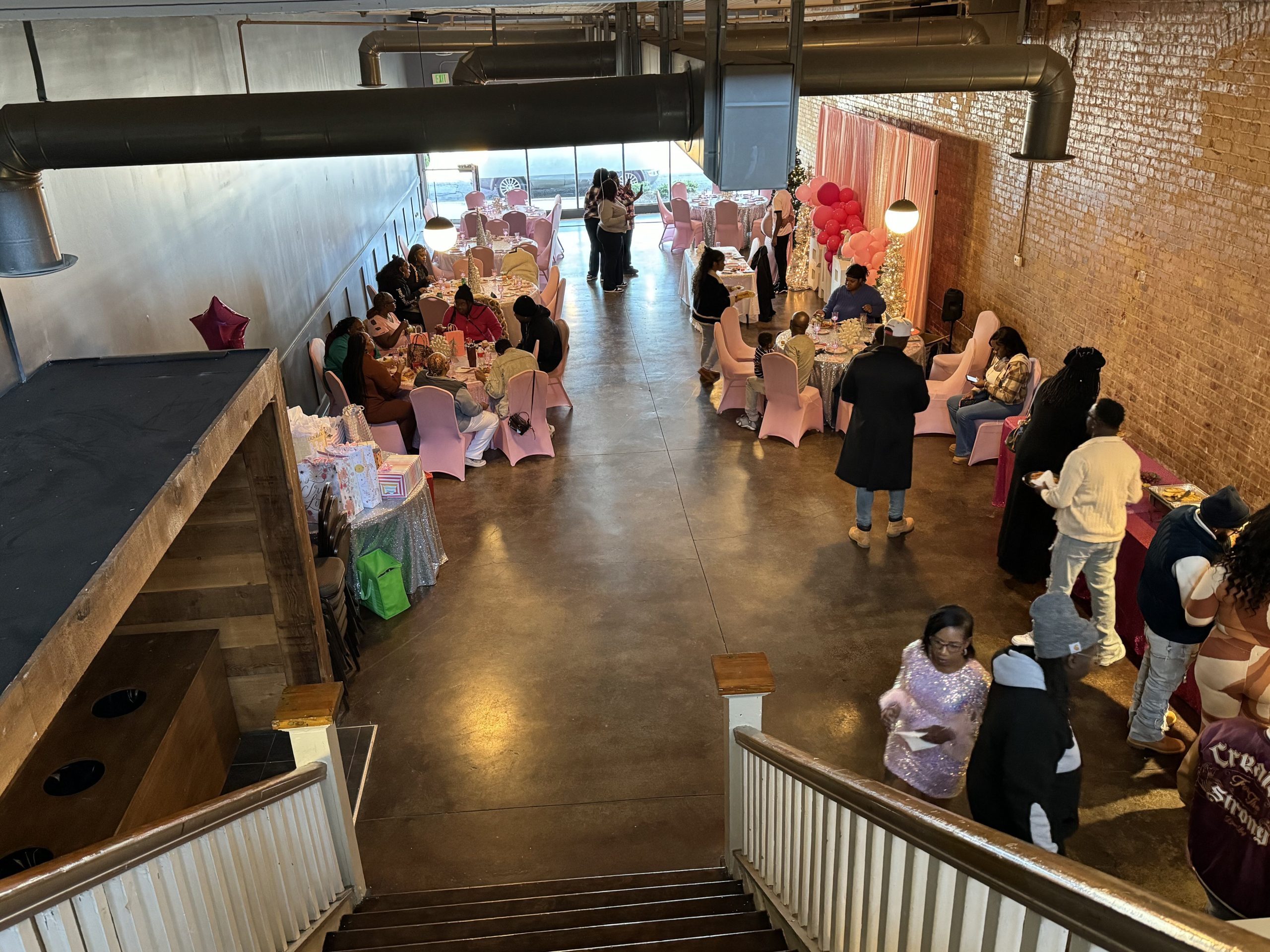 Birmingham AL venues, Birmingham event space,<br />
Industrial loft venue, Rooftop event space, Historic venue Birmingham, Banquet hall BHM,  Wedding venue, Corporate event space, Conference center Birmingham, Networking space, Party venue, Photo studio rental